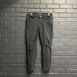 GENERRA Junior Black Ripped Skinny Jeans